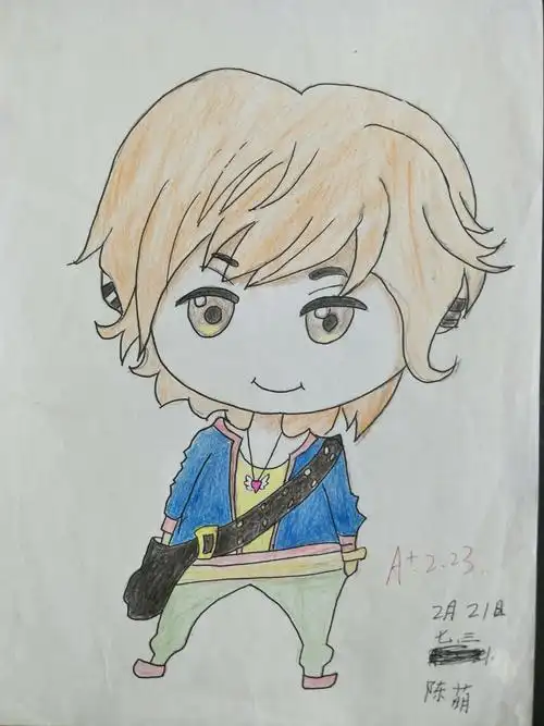 郯城银河中学春季绘画展览七年级优秀学生作品