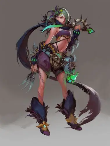 datouxiaozuo的游戏角色原画作品集