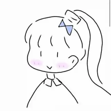 手绘简笔q版头像女生这么好的菇凉你会必爱的