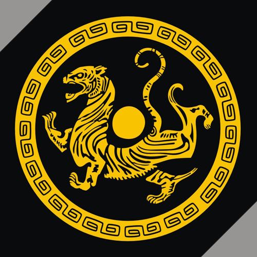 反光汽车贴纸防雨水个性图腾拉花车身贴15063四大神兽白虎