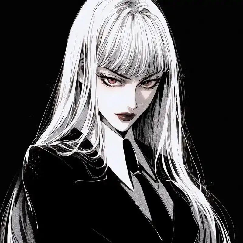 高冷御姐头像 #女生头像 #动漫女头 #超a头像 #黑色系 - 抖音
