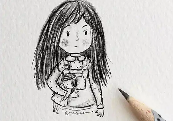 简笔画大全卡通人物简笔画图片大全美少女动漫人物简笔画步骤图片大全