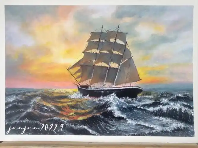 都愿你有乘风破浪的勇气指导老师@麦城-lai(十月有课)工具油画棒