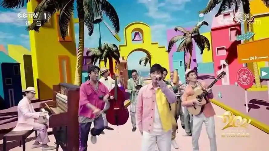 2021央视春晚周杰伦浪漫演绎情歌莫吉托超迷人