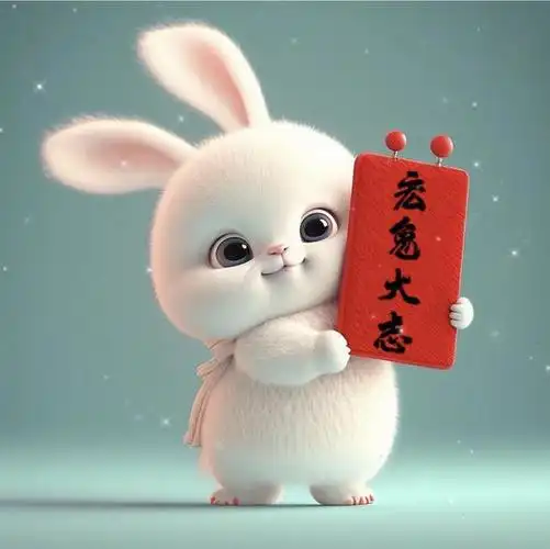 爆可爱的红红火火兔年3d兔子头像_网易订阅