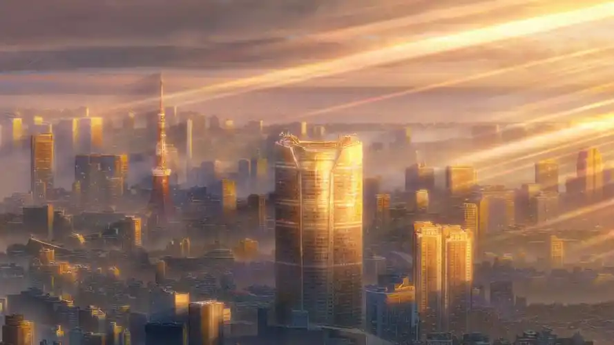 天气之子动漫唯美风景桌面壁纸