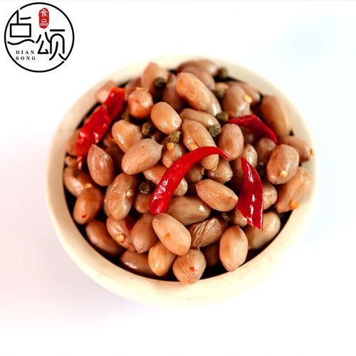 农色惠麻辣水煮花生真空包装花生零食下酒菜卤煮花生米 252g *5