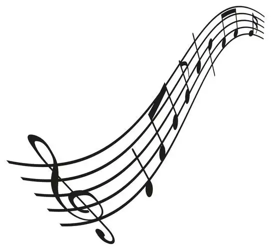 音乐笔记,在白色背景上的音符矢量