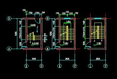 设计某住宅的钢筋混凝土平行双跑楼梯