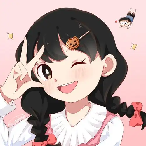 【头像练习】是静香的新造型,超.