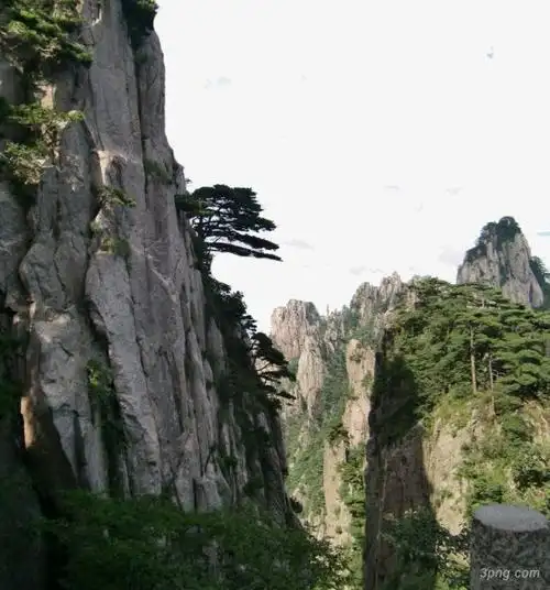 悬崖山石png素材透明免抠图片-动植人物-三元素3png.com