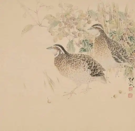 直播拍卖清雅秀润张贤明花鸟画艺术