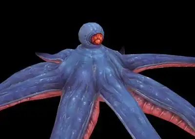 深海怪物巨大的章鱼怪食人章鱼