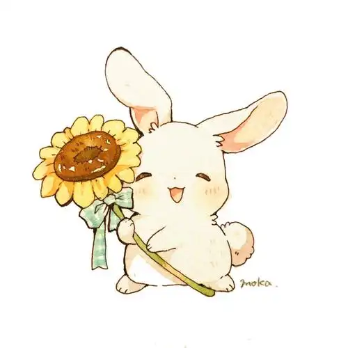 「兔子与下午茶」心都被萌化了 ins:mokarooru