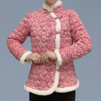 impresswit东北防寒老式棉服新款大花棉袄女东北棉复古农村村姑冬季