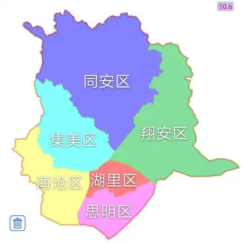 福建省厦门市6区建成区排名,最大是集美区,你的家乡排第几?