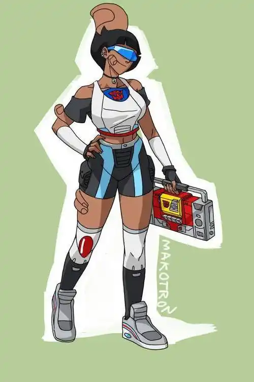 变形金刚角色拟人化设计,全员肌肉化_擎天柱_细节_形象