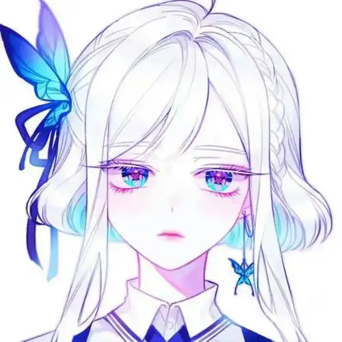 女生手绘二次元头像