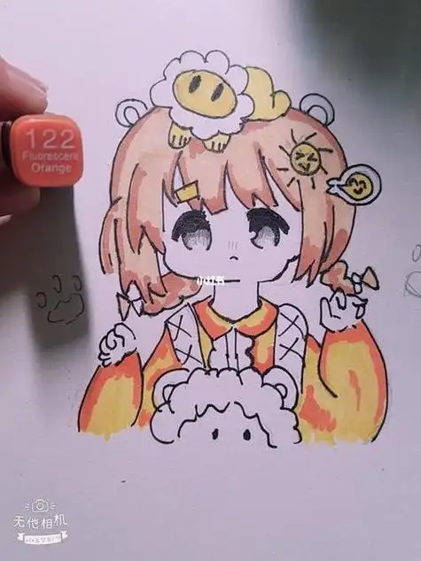 绘画卡通人物 绘画卡通人物可爱女生