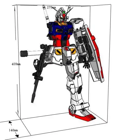 rx-78-2 gundam 元祖高达 纸模型