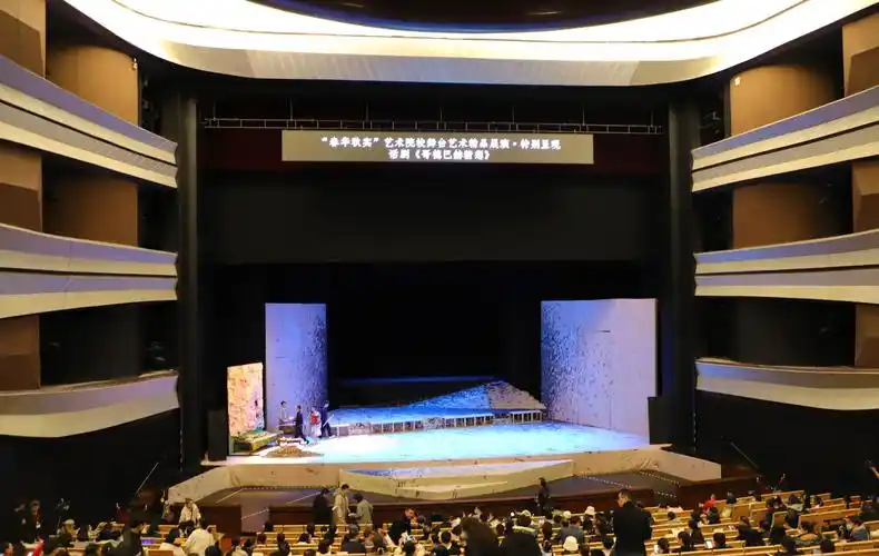 11月28日,《哥德巴赫猜想》在国家大剧院舞台上演.(厦门大学供图)