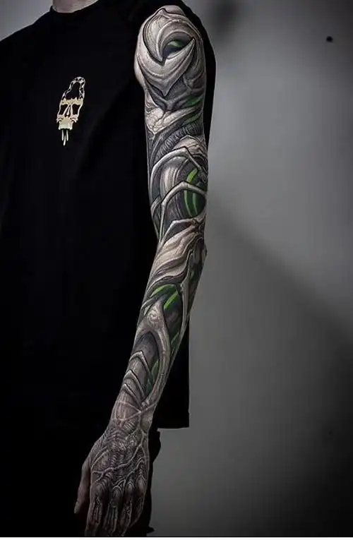 欧美重彩写实超现实主义纹身和黑灰写实纹身合集