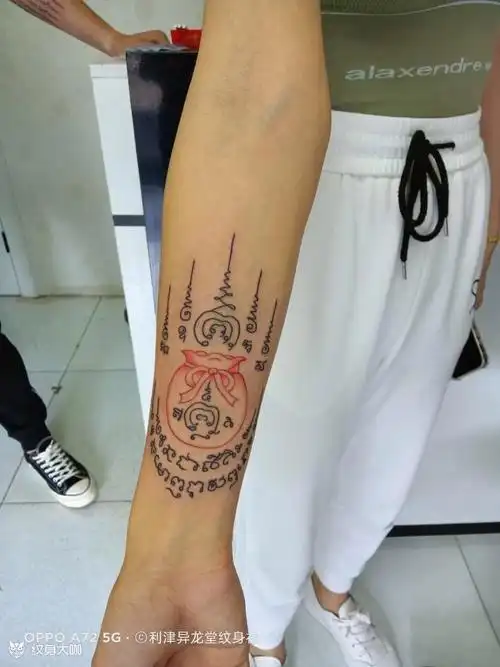 泰国赐福_纹身图案手稿图片_异龙堂的纹身作品集