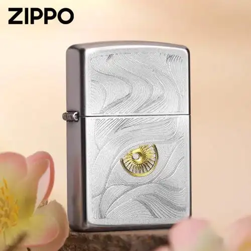 zippo芝宝煤油防风打火机 秋水含睛-阿里巴巴