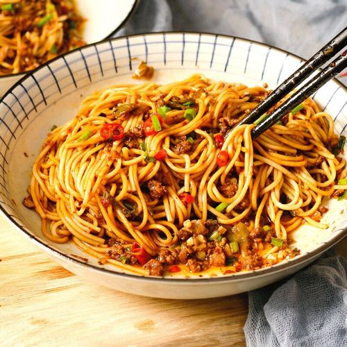 楚联桥 卤牛肉炸酱面 湖北武汉特产 热干面干碱面拌面 面条挂面方便速