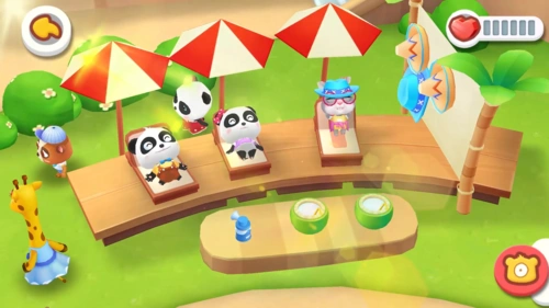 宝宝巴士亲子游戏—亲手调制怪味的果汁,快来尝尝味道如何?