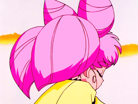 粉色头发扭头张嘴惊讶gif动图_动态图_表情包下载_soogif