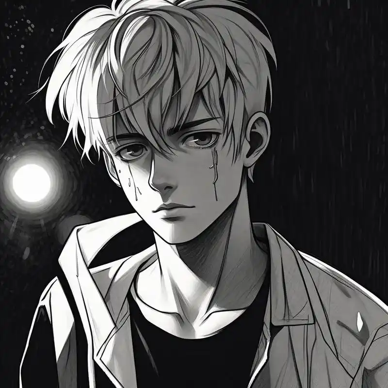 伤感头像男生,丧系高冷动漫男头