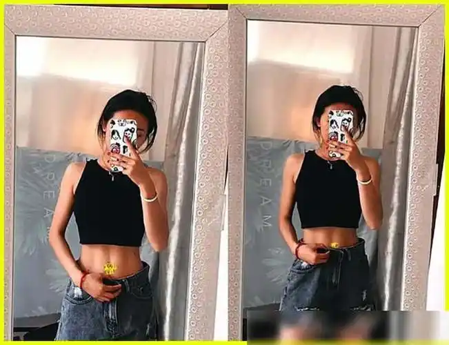 同样是秀"马甲线",别人家女友vs自家女友,没办法,自己找的不能怪人家