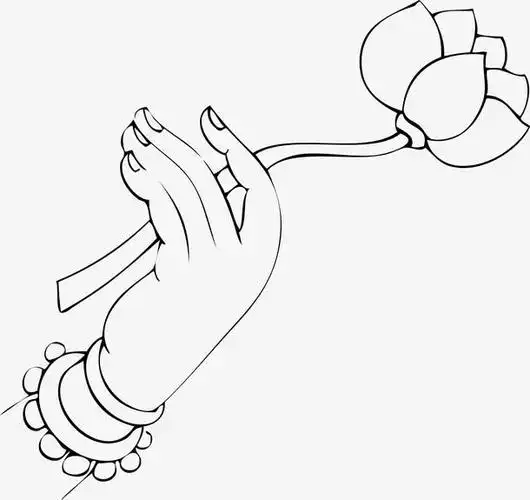 佛教手势 观音手 佛手