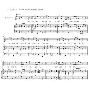 亨德尔 vadoro pupile 我爱慕你明亮的眼睛 声乐谱&钢琴伴奏谱