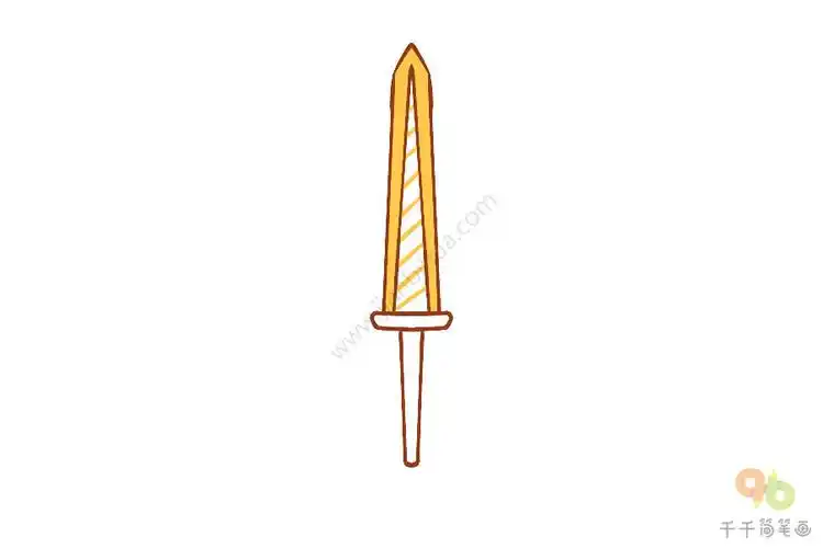 秦剑怎么画简笔画