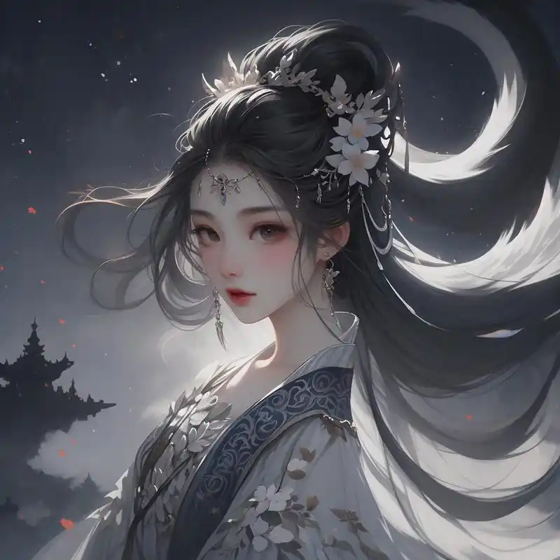 02古风九尾狐女子头像94 探索古风的魅力,九尾狐女子的神秘与美丽