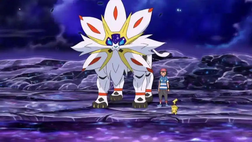 神奇宝贝:究极异兽释放毒液阻挡前路,索尔迦雷欧踩着毒液前进!