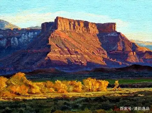 美国传统风景画家mark haworth油画作品欣赏