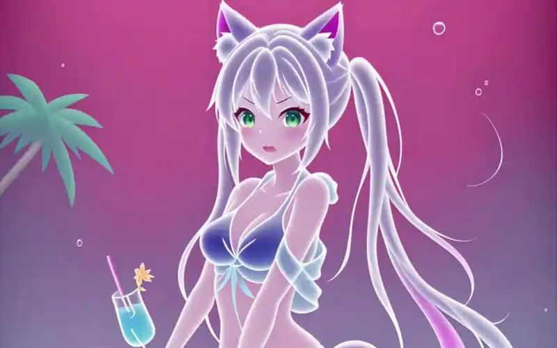 ai绘画独特画风,透明彩光风格