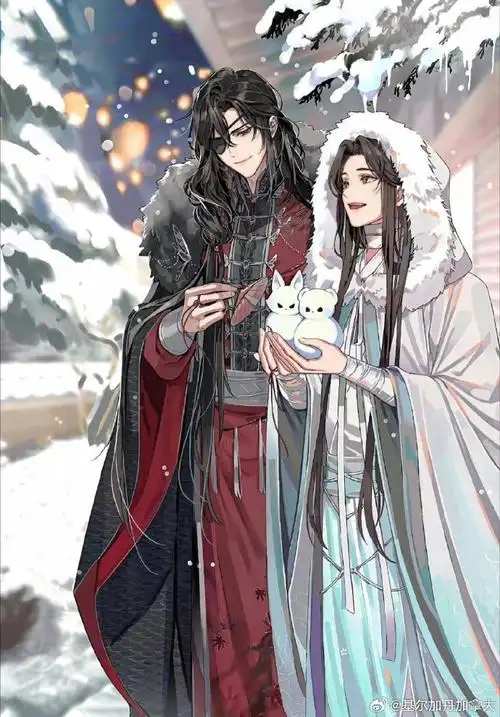 天官赐福壁纸实在是太美了天官赐福超话#谢怜##花城谢怜天生一对