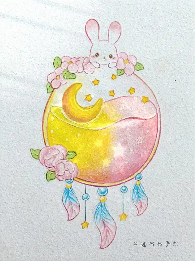 插画 #手绘 #简笔画#绘画过程 #手绘教程#治愈系#风铃 - 抖音