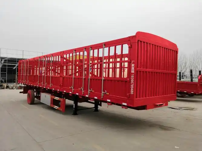 13米高栏半挂车价格  平板对开门仓栏半挂车价格——盛瑞专汽