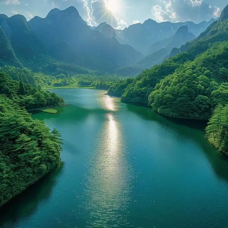 能量头像丨视野开阔 前景美丽 一抹金光