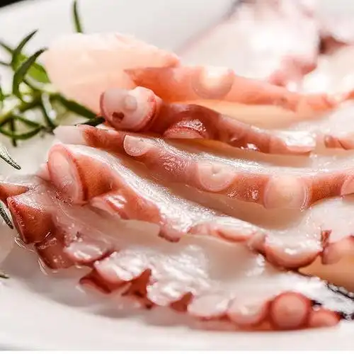美加佳冷冻章鱼切片90g八爪足切片即食刺身寿司料理鱿鱼足刺身