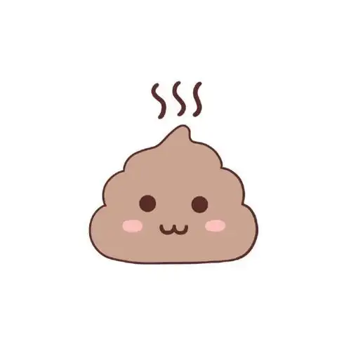 卡通便便简笔画手绘卡通一坨大便屎