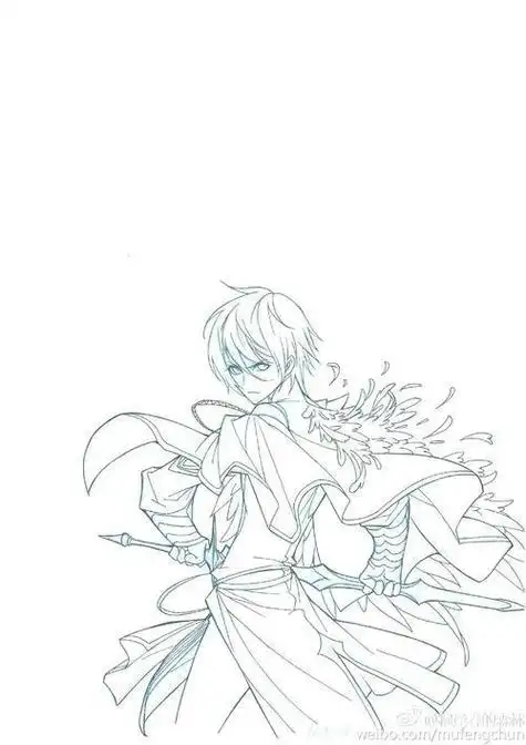 斗罗大陆唐三简笔画 武魂(斗罗大陆神剑传说唐三简笔画) -【爱个性】