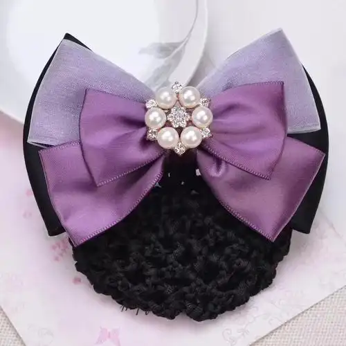 国衬职业装女士精美头花