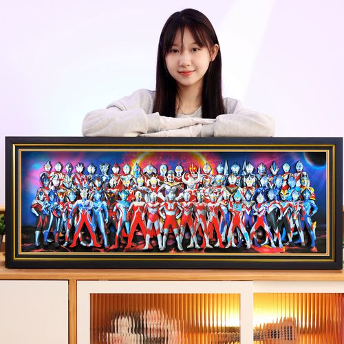 奥特曼大全员全家福手工立体高级装饰挂画客厅卧室壁画动漫送孩子
