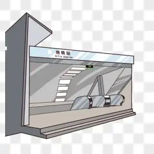 唯美地铁图片